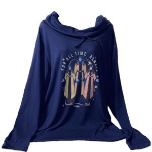 MARVEL Loki Time-Keepers For All Time Always Long Sleeve Navy Pullover Size 4XL)
